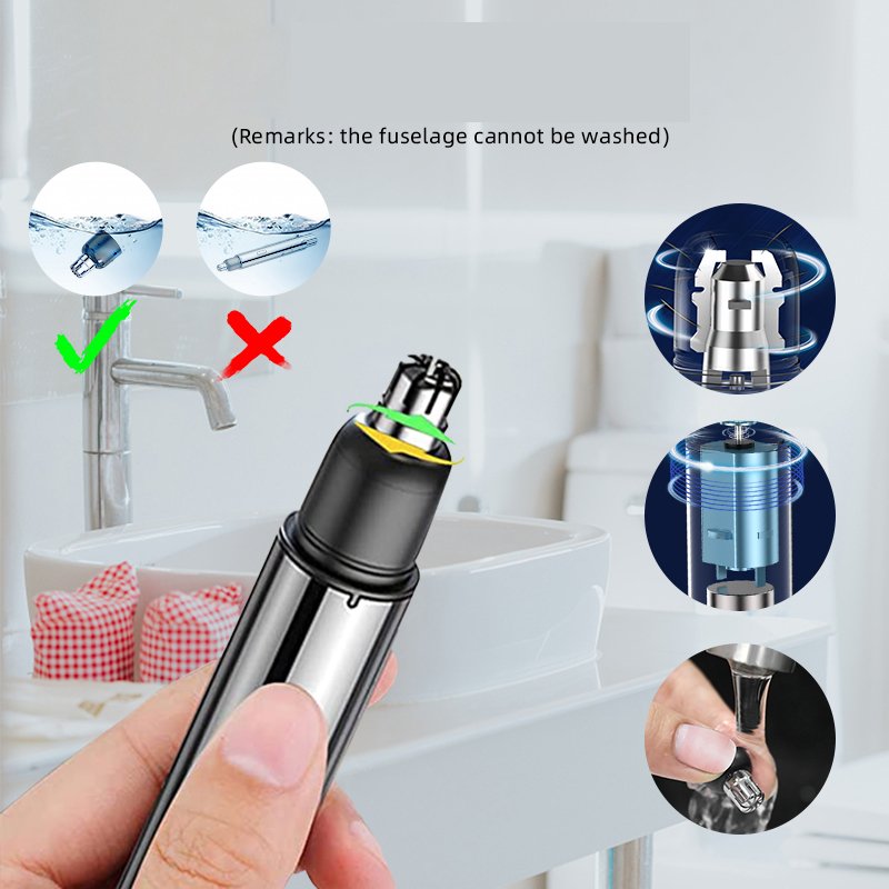 Nose and Ears Rechargeable Hair Trimmer
