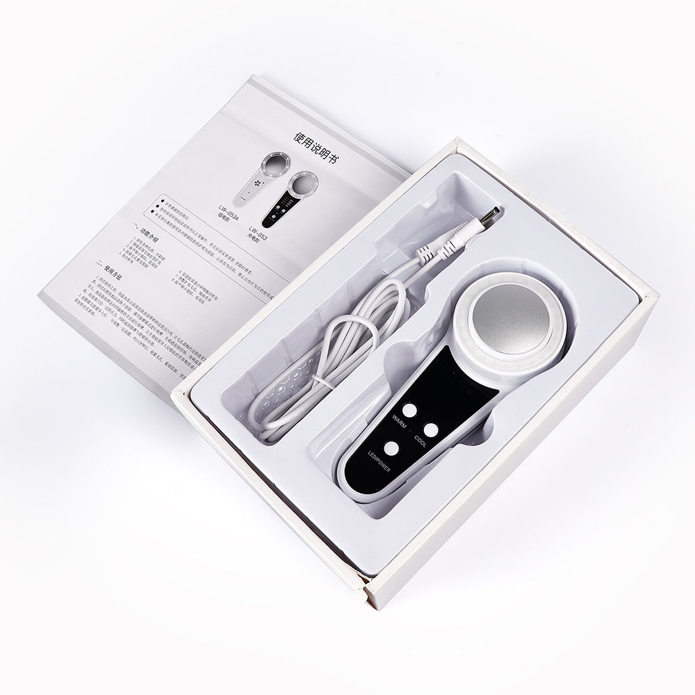 LED Photon Therapy Facial Massager with Hot Cold Treatment