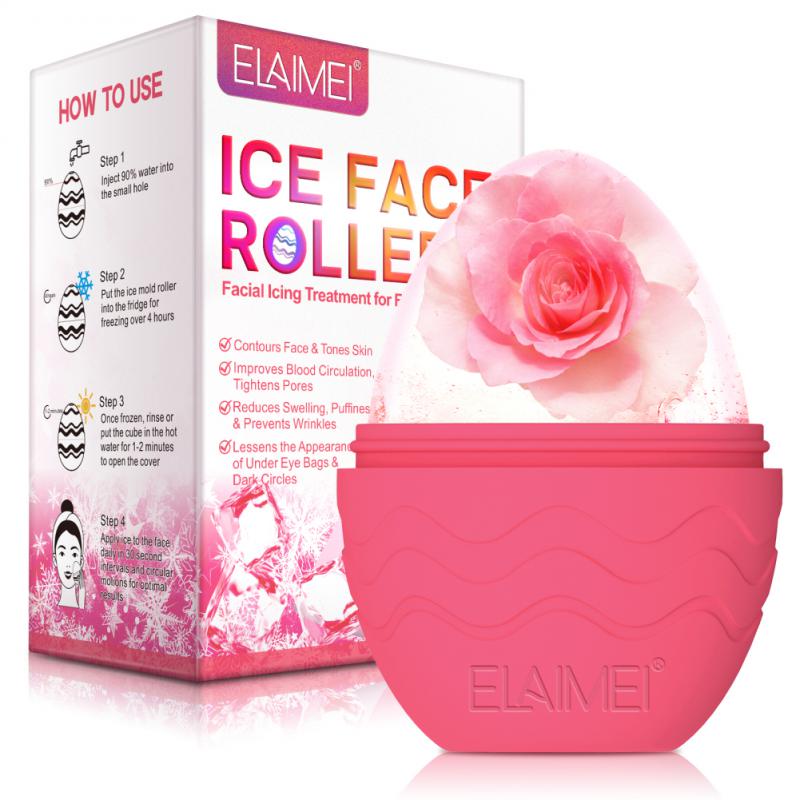 Ice Roller for Face and Eye-Silicone Ice Mold Face Massage