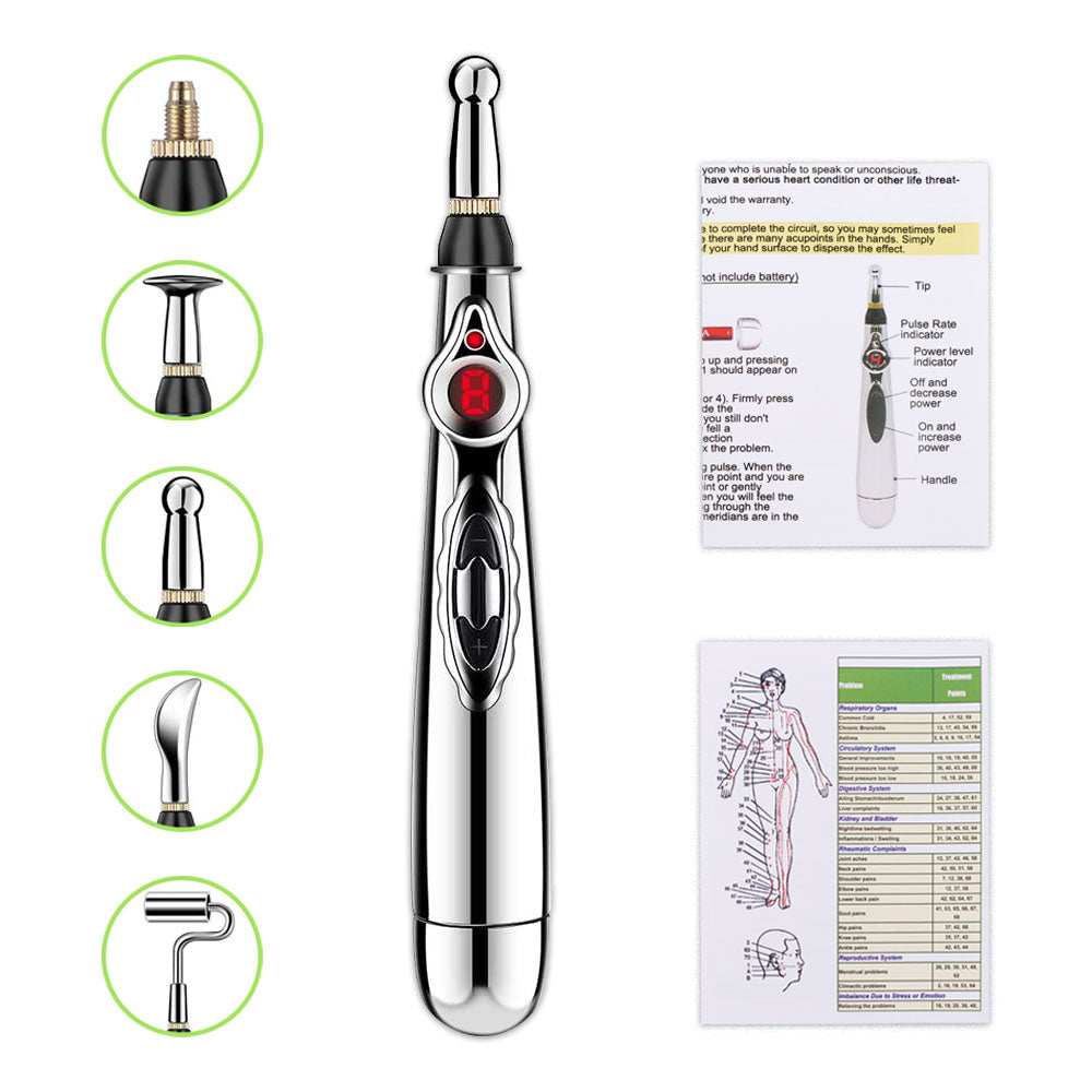 5 In 1 Electric Acupuncture Pen Body Massage Tool