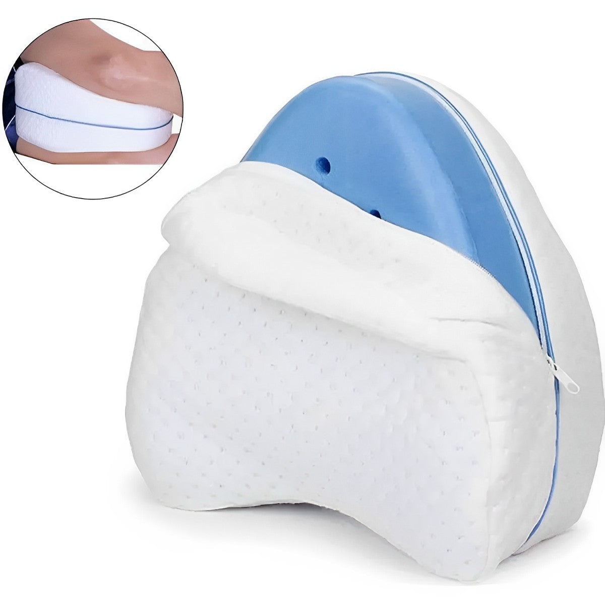 Memory Foam Leg Pillow Firm Back Knee Support Pain Relief