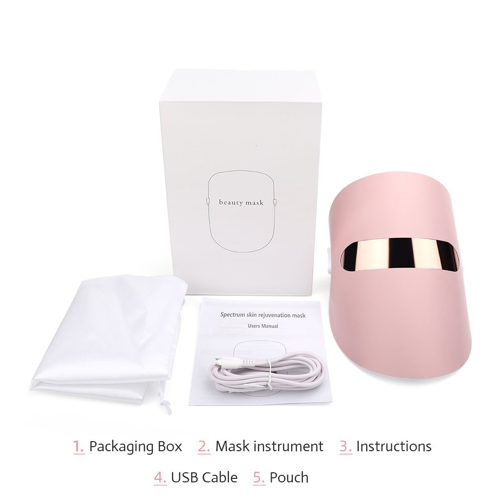 3 Colors Led Light Therapy Mask