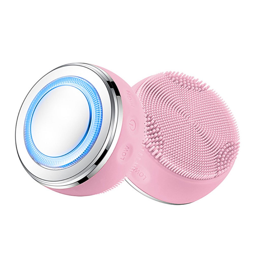 Electric Ultrasonic Facial Cleansing Brush Silicone