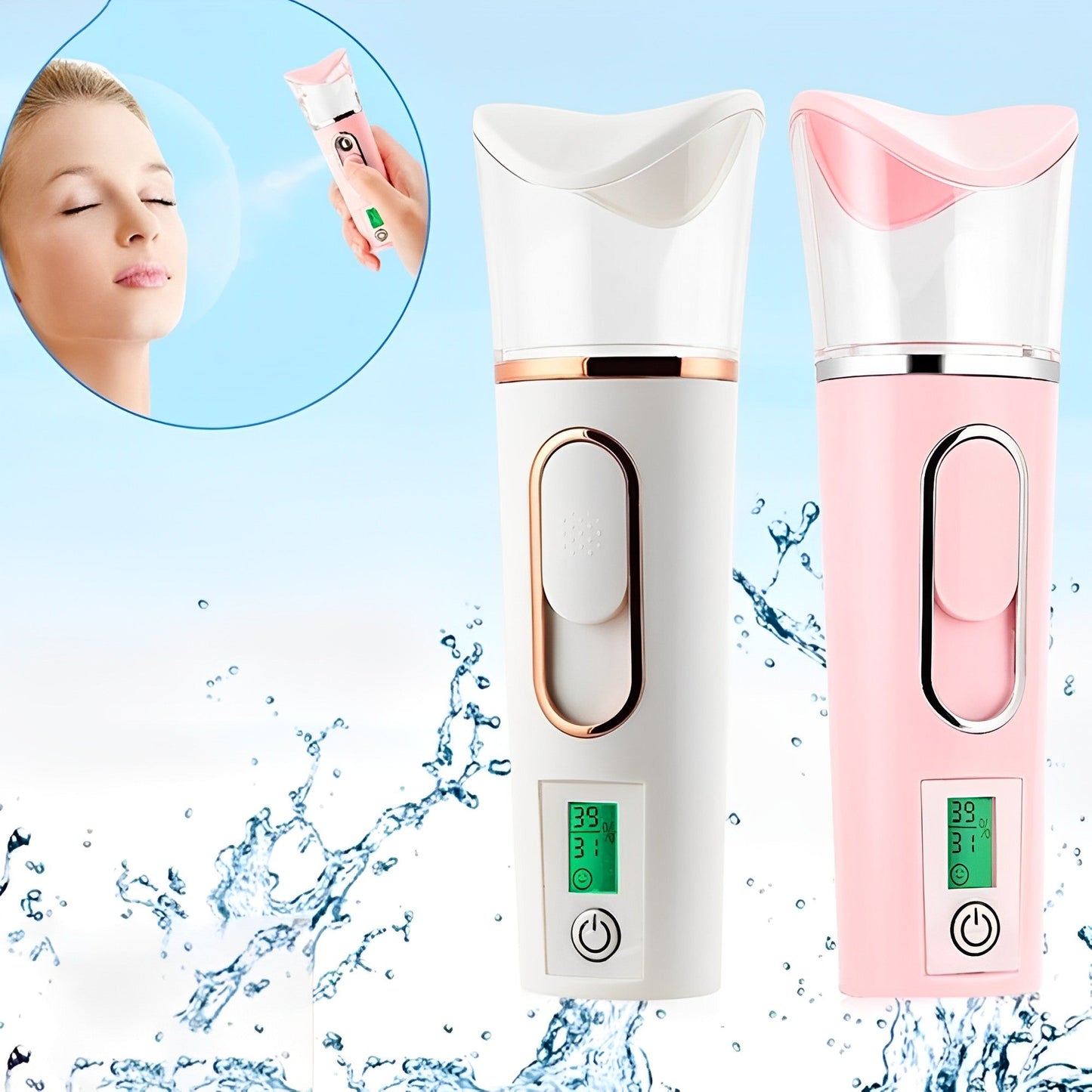 Mini Facial Steamer Moisture Sprayer