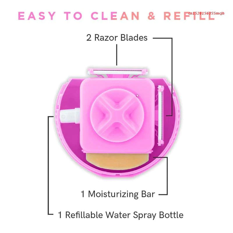 3 in 1 Mini Portable Travel Razor for Women