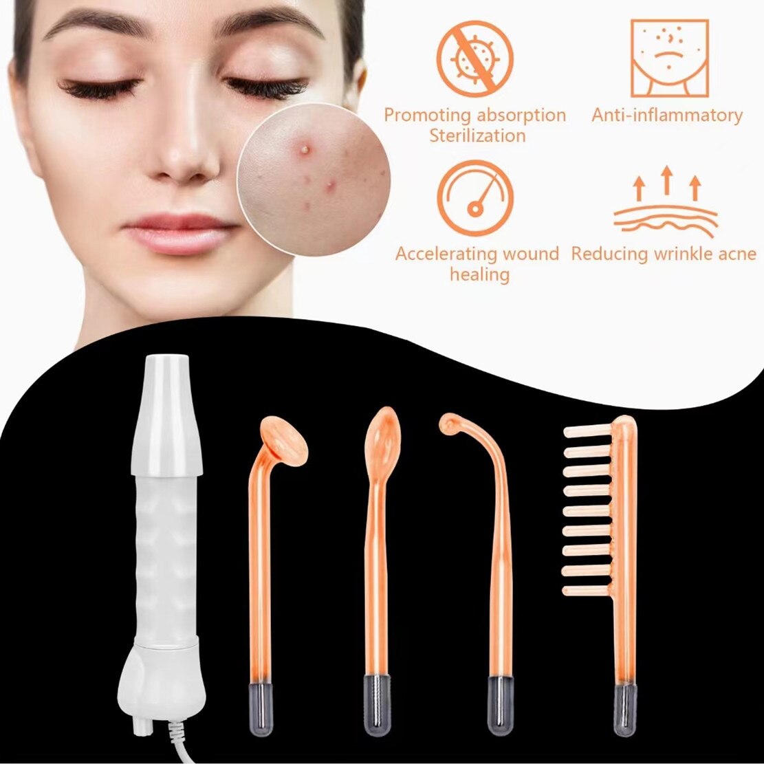4 in 1 High Frequency Wand for Skin & Hair Care