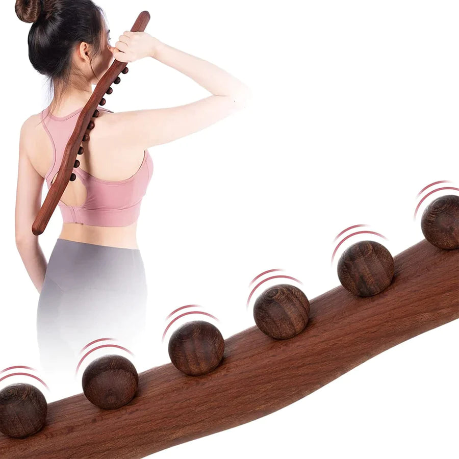 Wooden Gua Sha Massage Roller