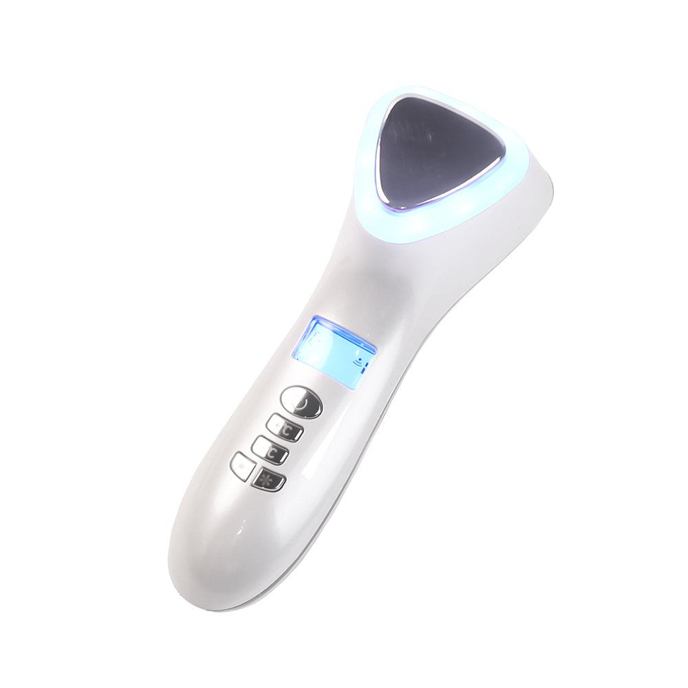 Facial Ultrasonic LED Hot Cold Massager Hammer