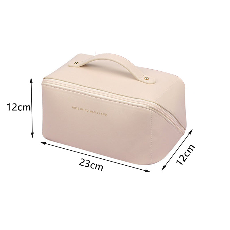Faux Leather Cosmetic Bag Makeup for Travel