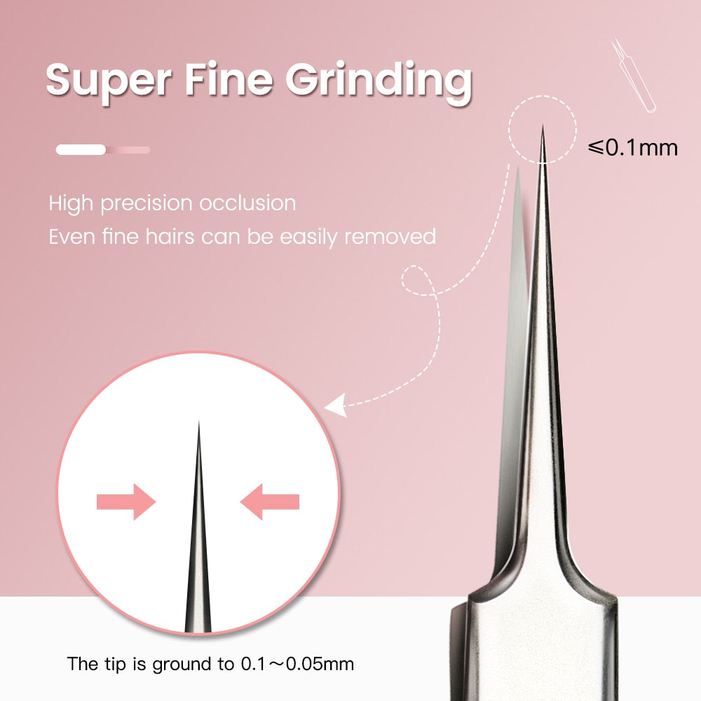Professional Stainless Steel Blackhead Removal Tools Ultra-fine Tweezers
