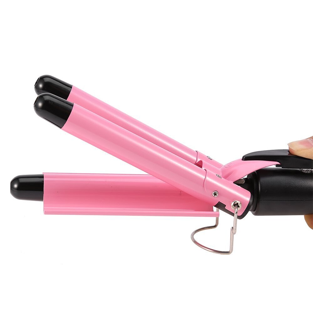 Curling Iron Tongs Hair Waver 3 Barrels Hair Curler