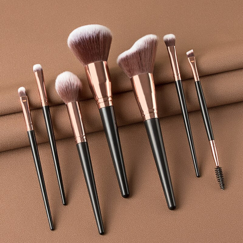 Professional Makeup Brushes Premium Synthetic Set 7/12Pcs