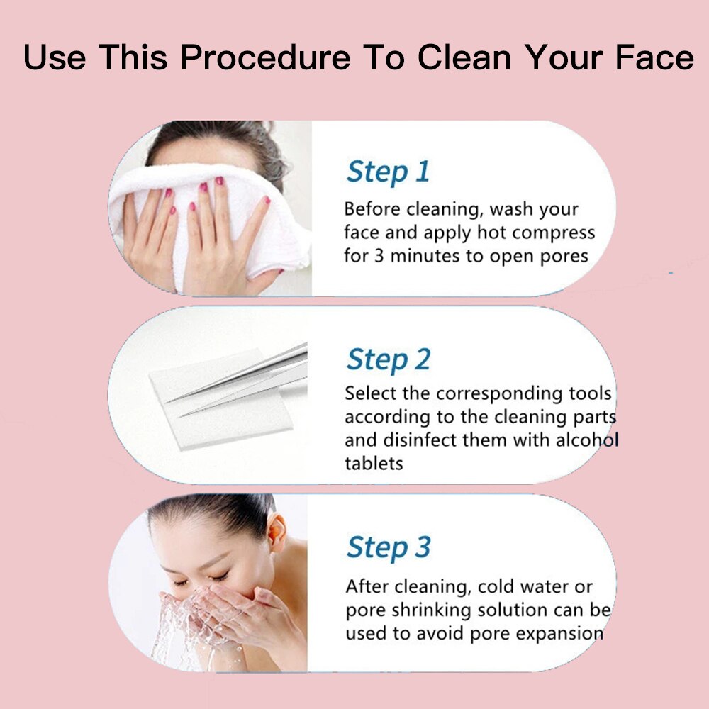 Professional Stainless Steel Blackhead Removal Tools Ultra-fine Tweezers