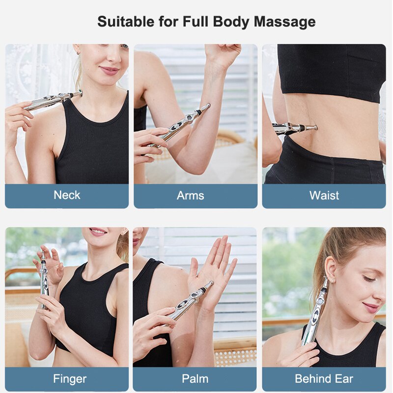 5 In 1 Electric Acupuncture Pen Body Massage Tool