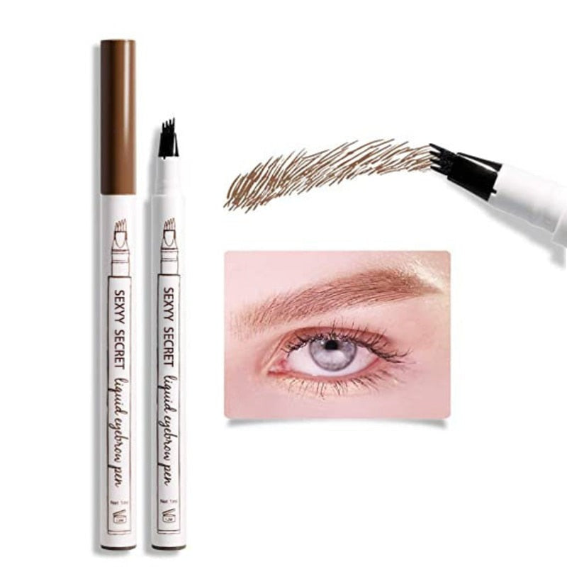 Waterproof 4 Fork Liquid Brow Pencil