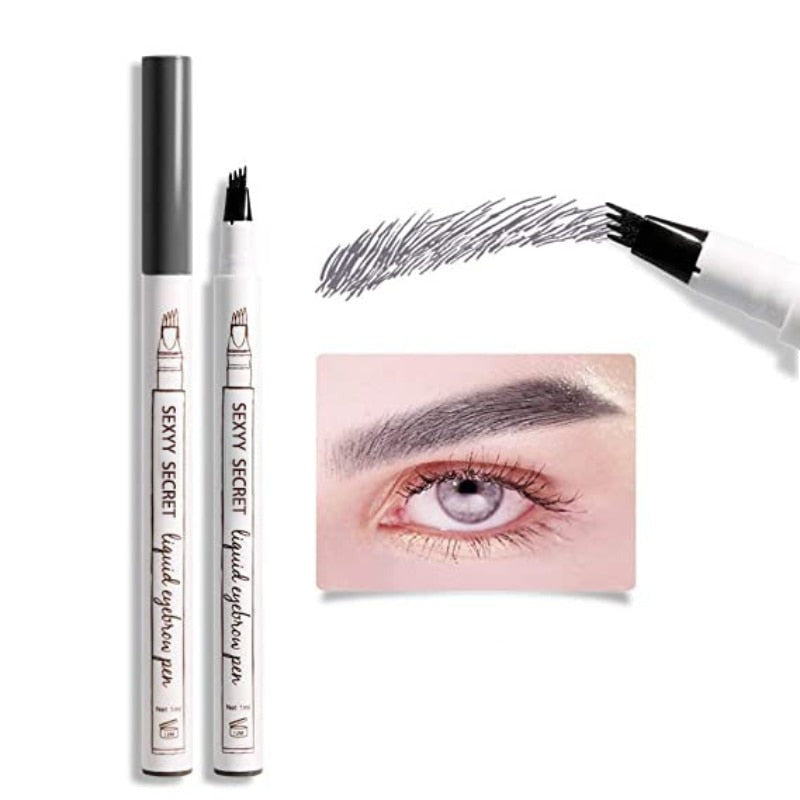 Waterproof 4 Fork Liquid Brow Pencil