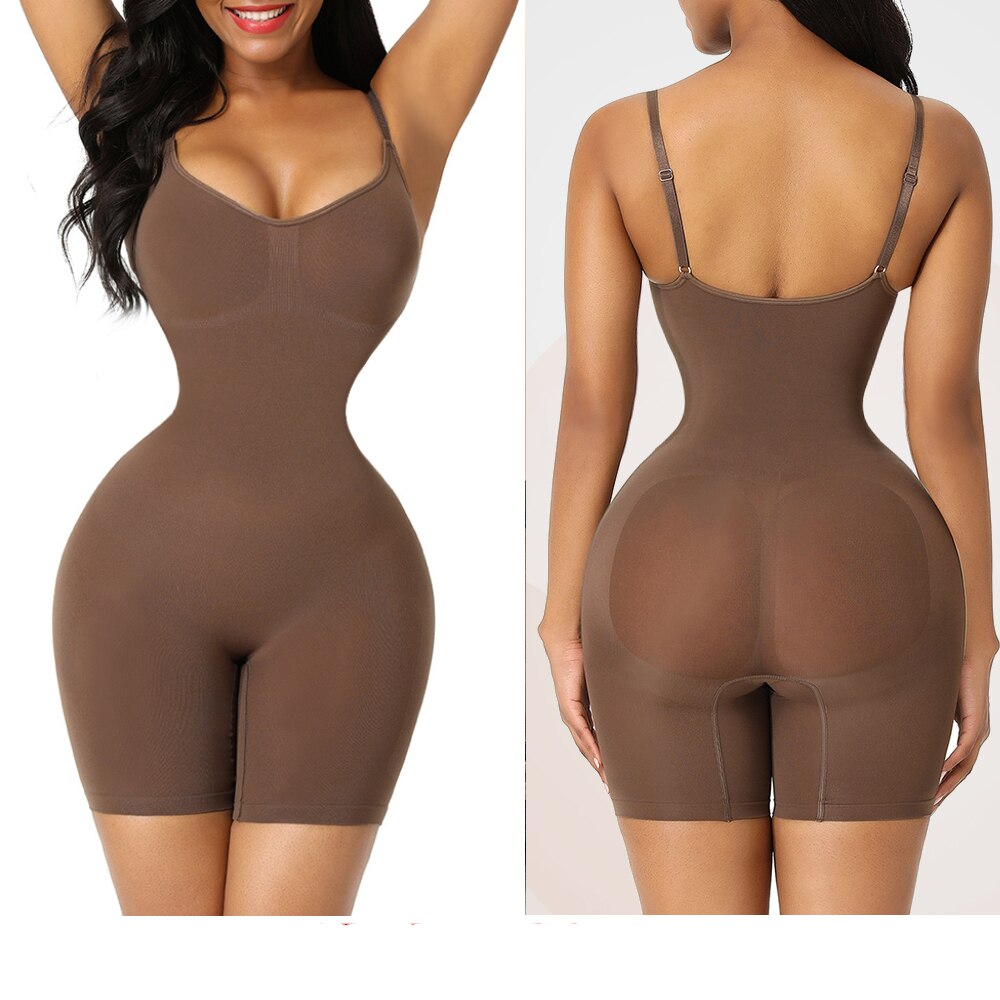 Sculpting Seamless Full Bodysuit Tummy Control Pants Bodywear Shapewear