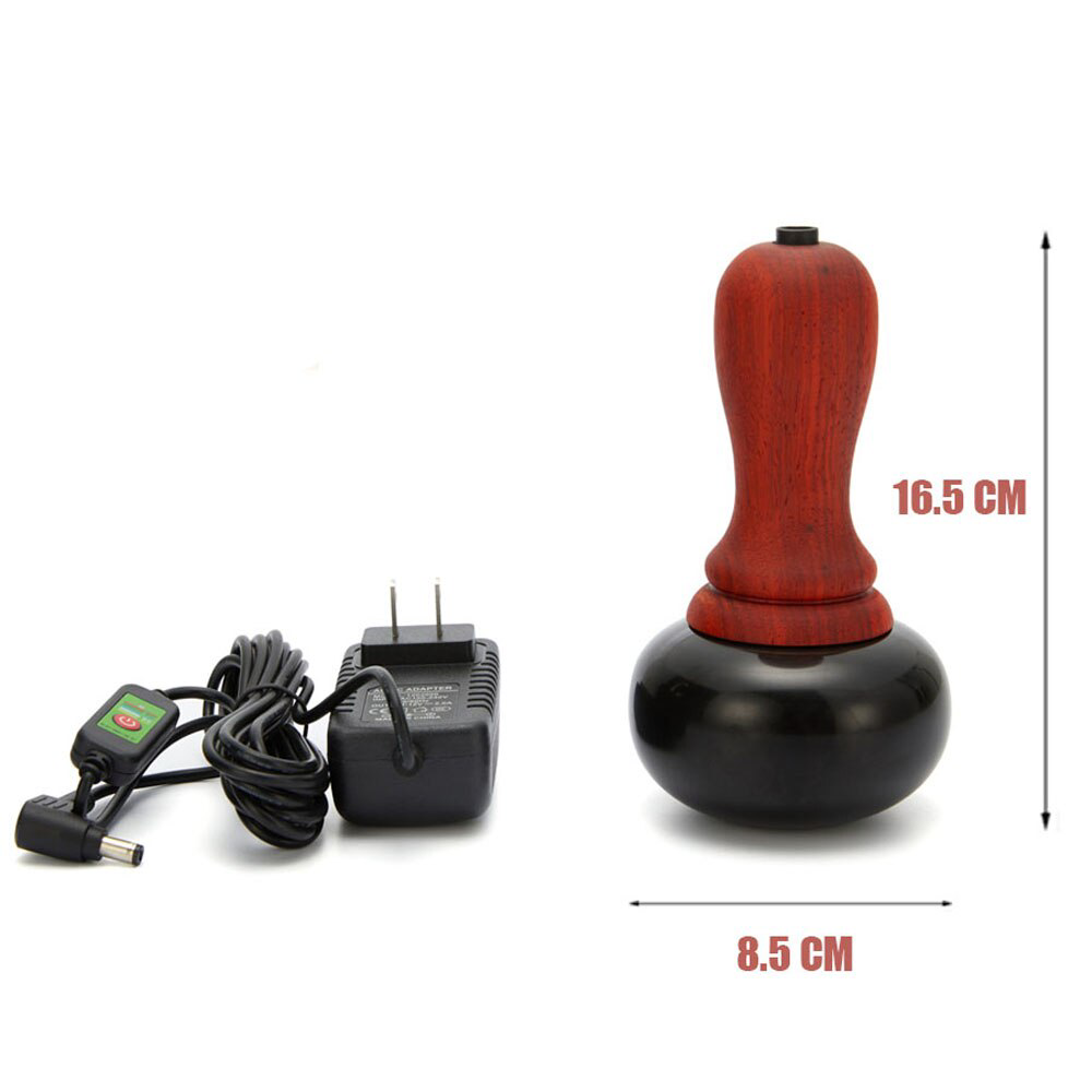 Electric hot stone massage device - GuaSha face body heating massager