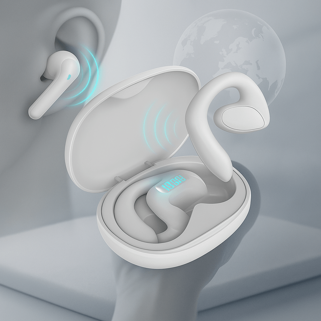 Instant Language Translator Wireless Earbuds with Charging Case - SweetyGem