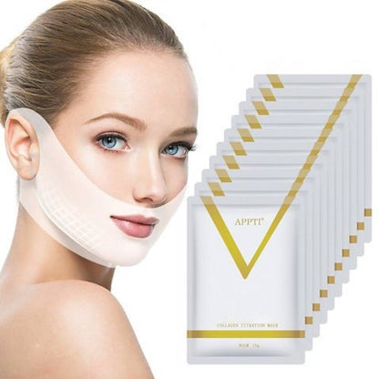 10Pcs Masks Double Chin V Line Face Lifting Mask
