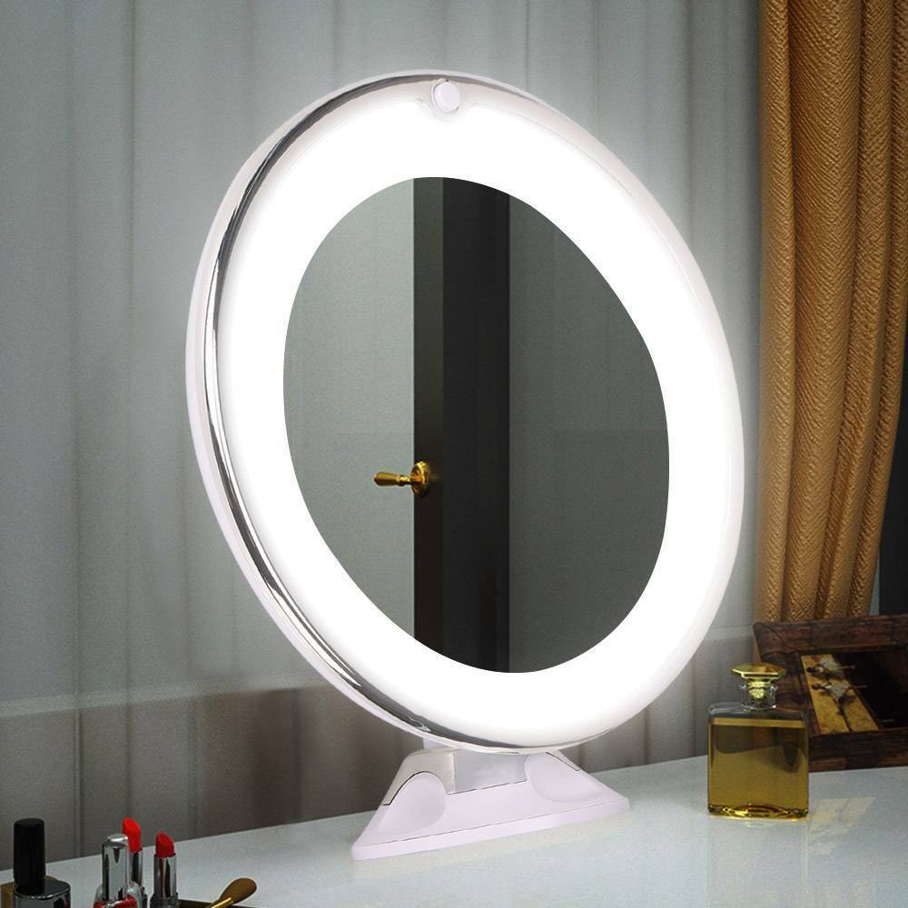 Flexible 10x Magnifying Led Makeup Mirror