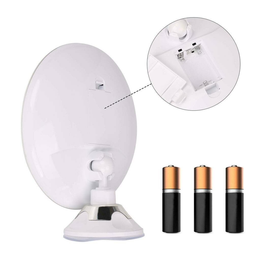 Flexible 10x Magnifying Led Makeup Mirror