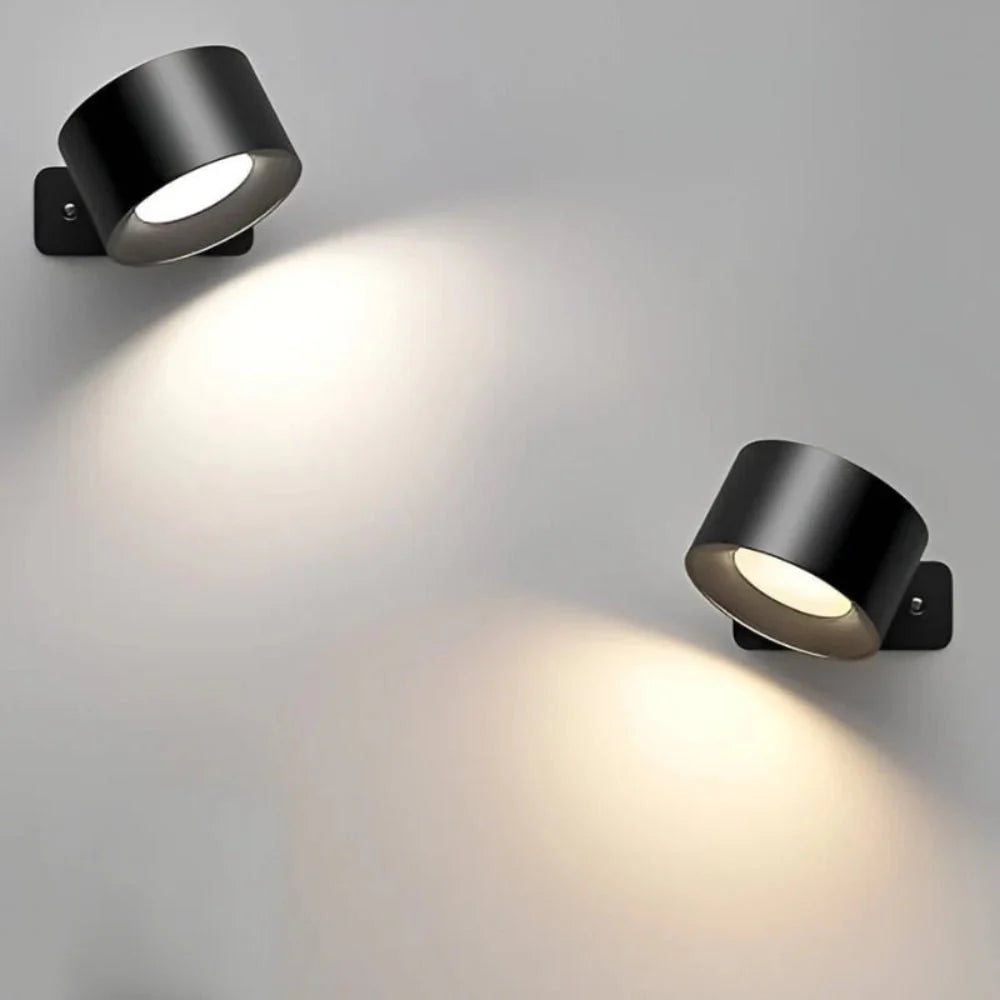 Adjustable LED Cordless Wall Light with Dimmer