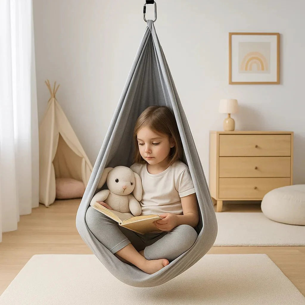 Calming Kids Indoor Swing for Anxiety Relief