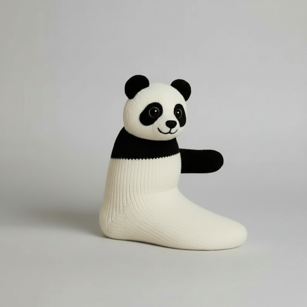Warm Fuzzy Animal Slipper Socks