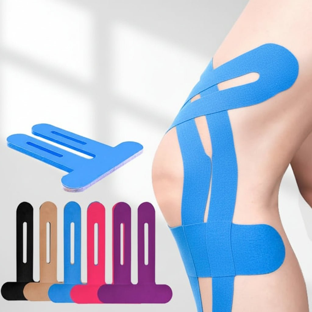 Athletic Knee Support Wrap Elastic Precut Sports Injury Aid