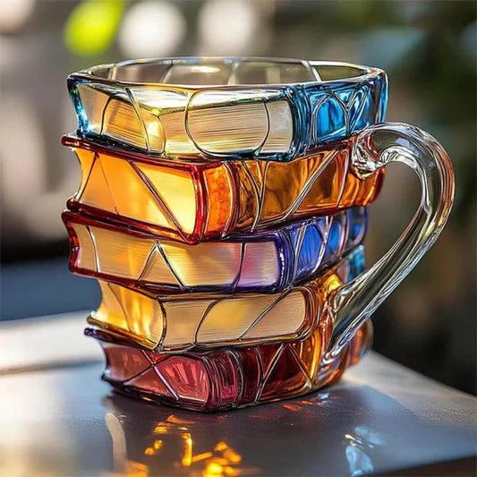 Unique Book Theme Coffee Mug for Bookworms - SweetyGem