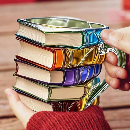 Unique Book Theme Coffee Mug for Bookworms