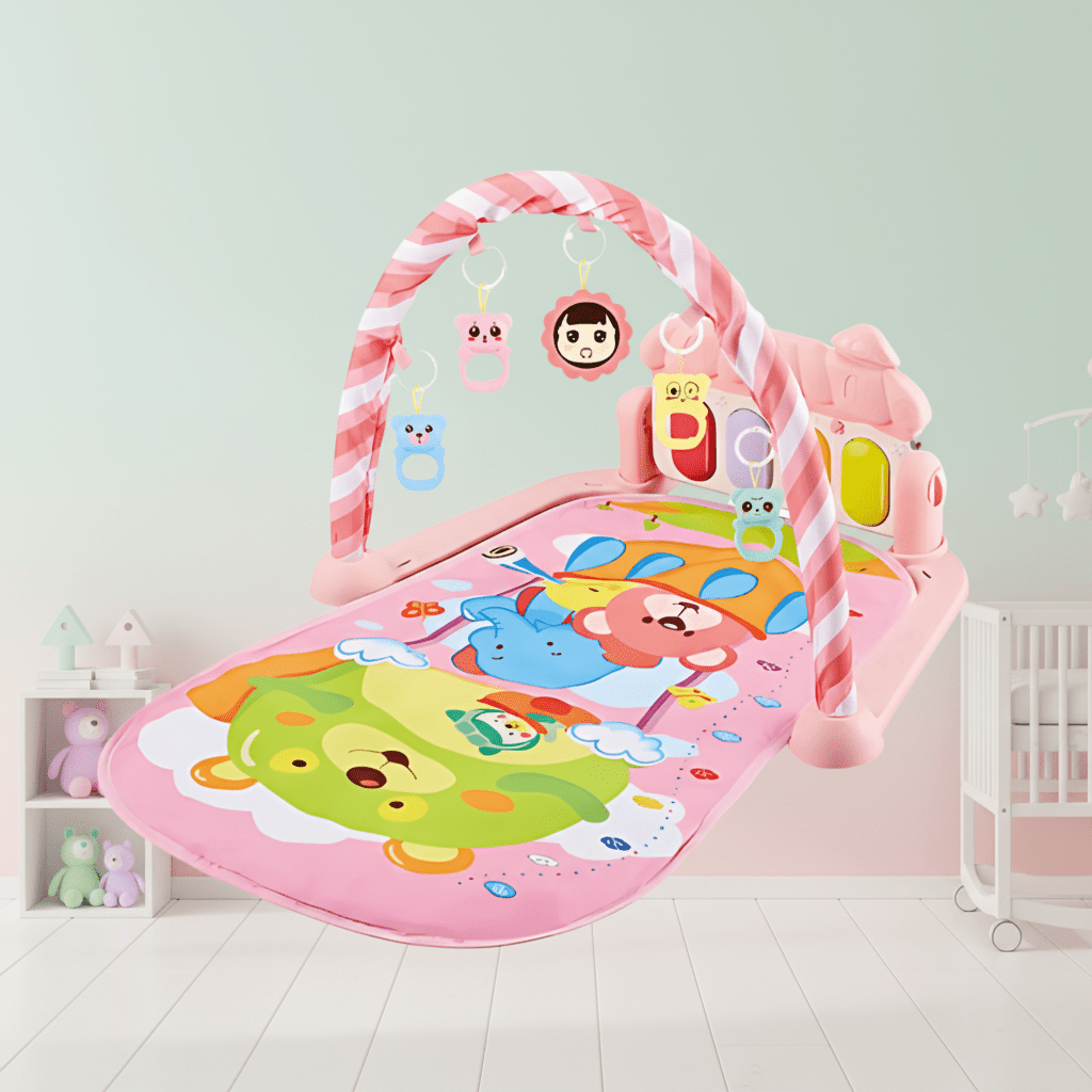 Fun Music Playmat for Baby Development and Sensory Play