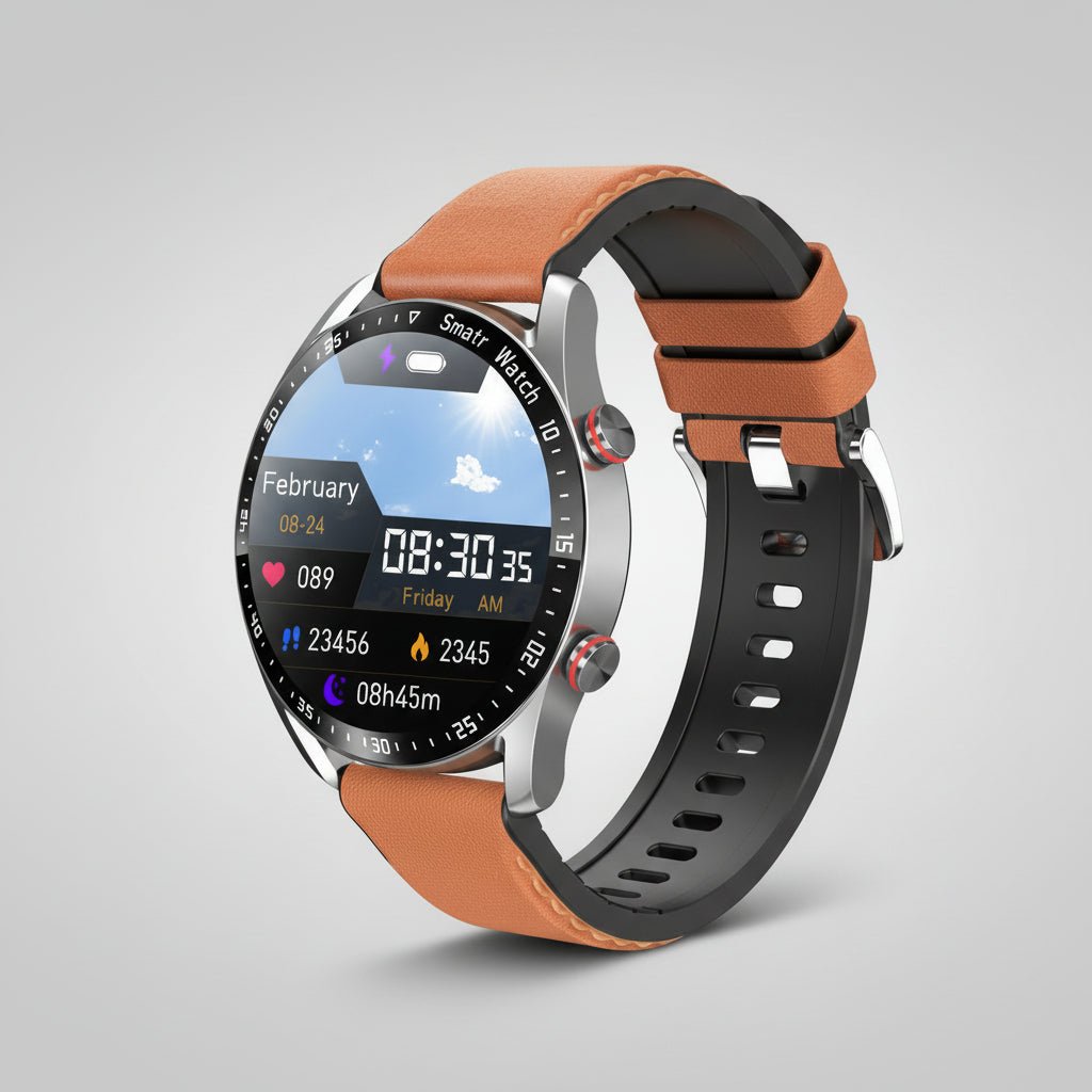 Waterproof Touch Fitness Smartwatch with Bluetooth Calling