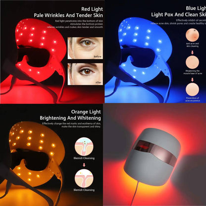 3 Colors Led Light Therapy Mask