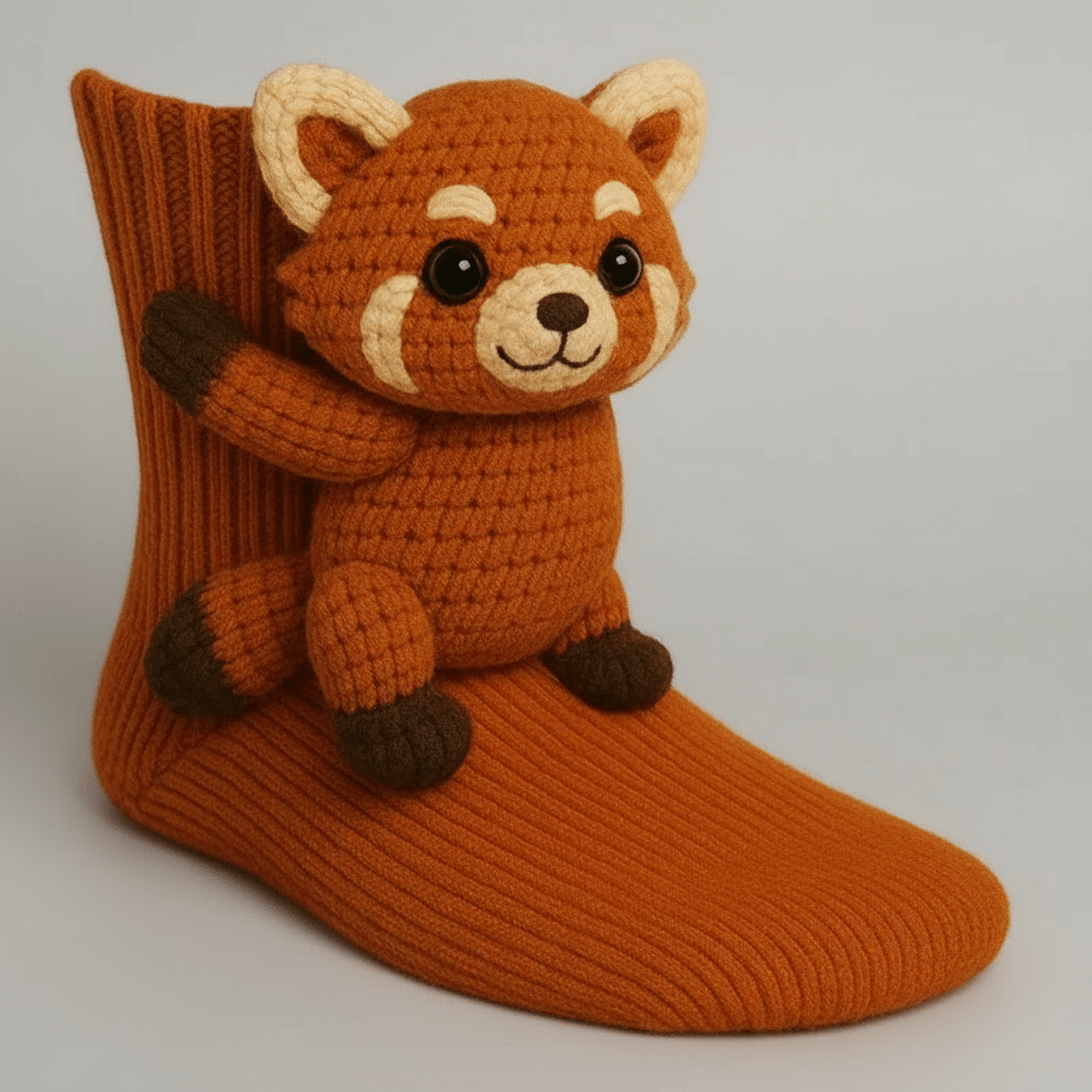 Warm Fuzzy Animal Slipper Socks