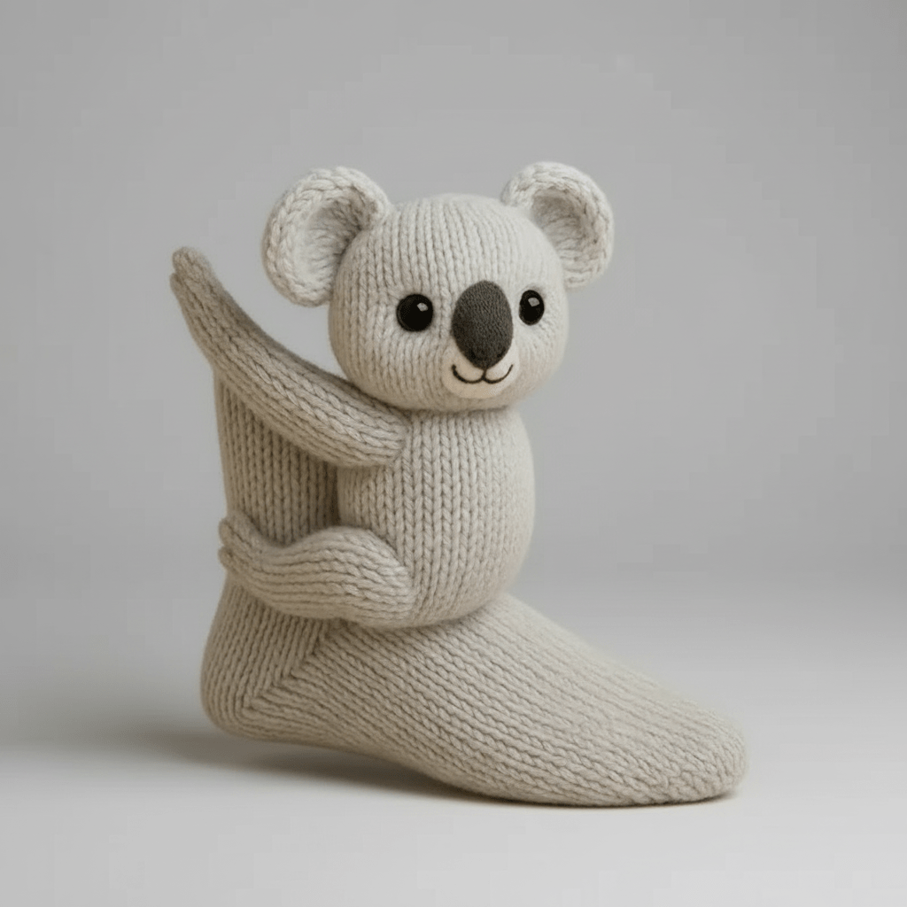 Warm Fuzzy Animal Slipper Socks