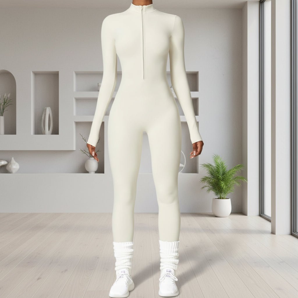 Stretchy Fitness Jumpsuit Women's Full Body Workout Onesie