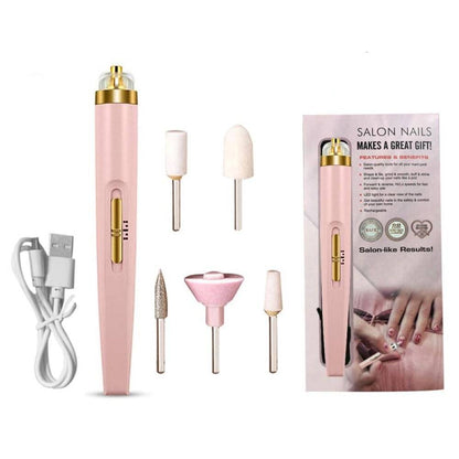 5 in 1 Electric Nail Drill Sander with Light