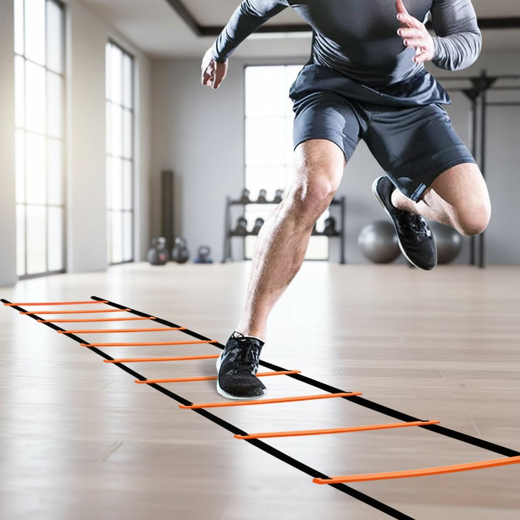 Portable Folding Fitness Ladder Speed Trainer