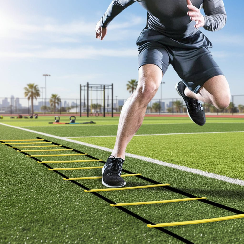Portable Folding Fitness Ladder Speed Trainer
