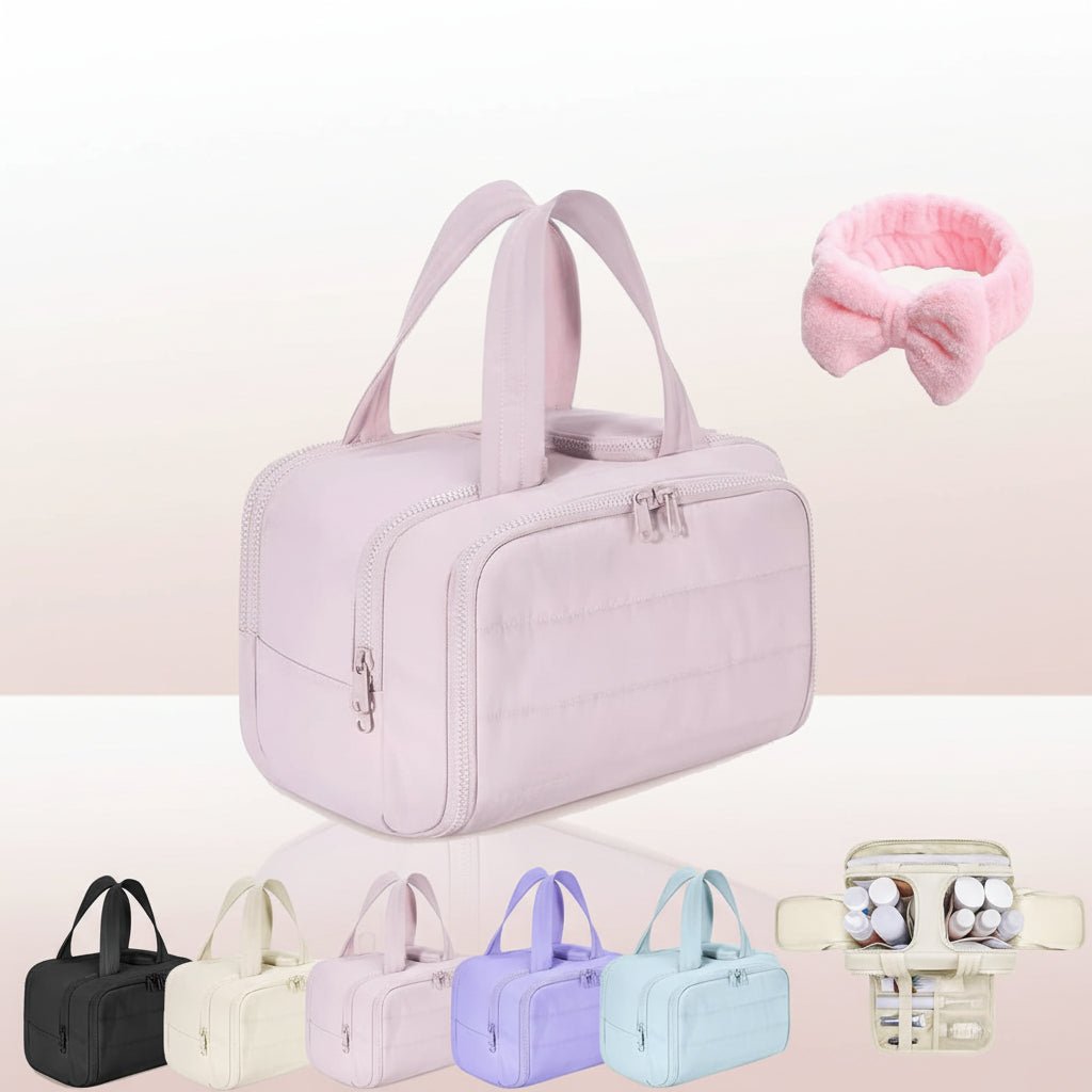 Waterproof Travel Cosmetic Case Wet Dry Pouch Organizer