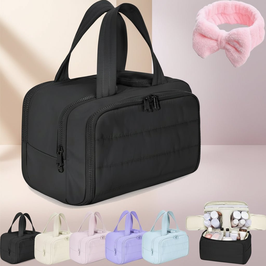 Waterproof Travel Cosmetic Case Wet Dry Pouch Organizer