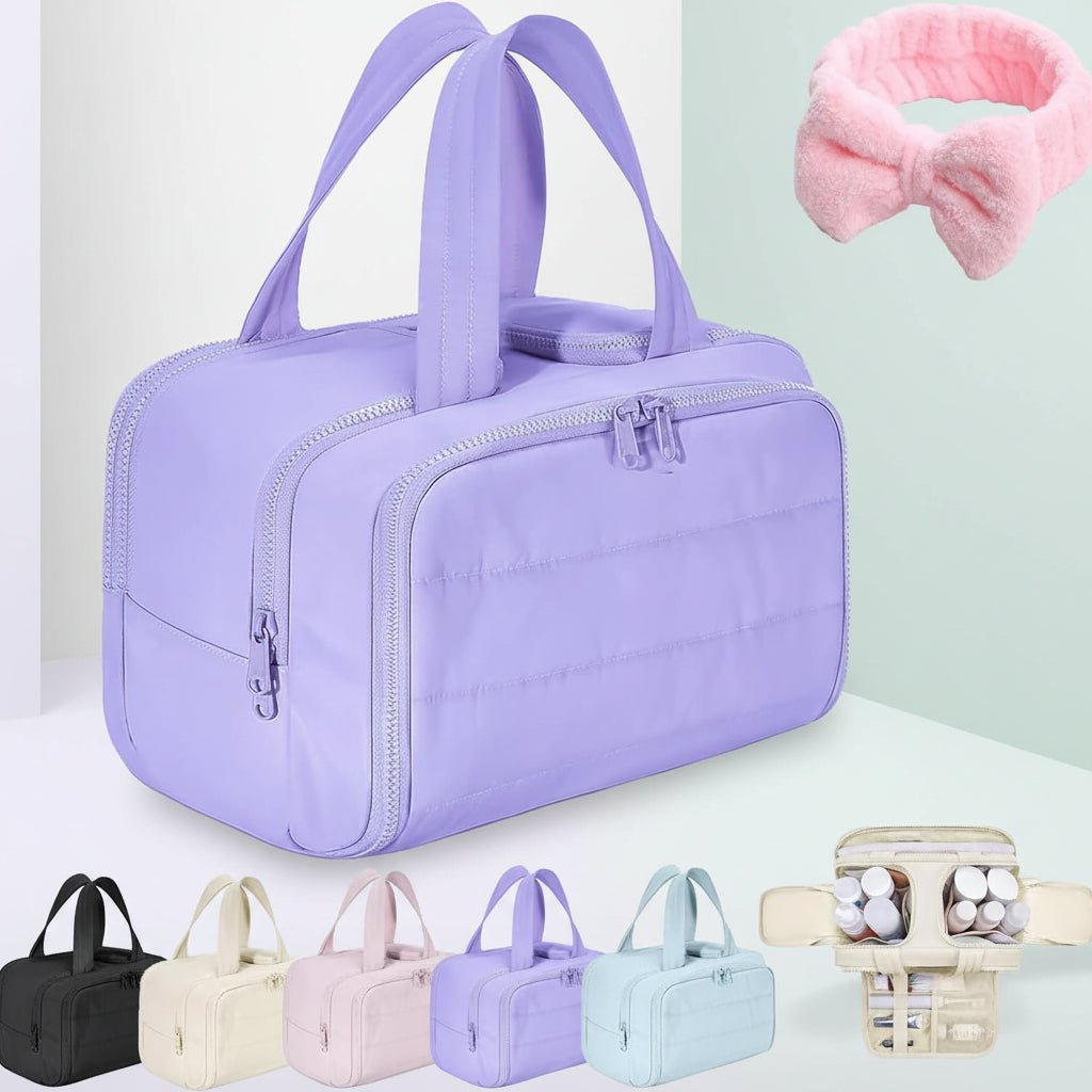 Waterproof Travel Cosmetic Case Wet Dry Pouch Organizer