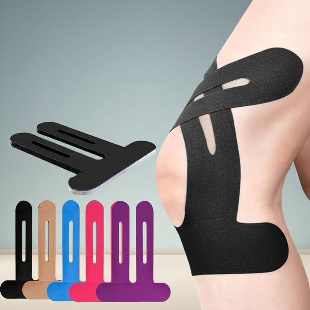 Athletic Knee Support Wrap Elastic Precut Sports Injury Aid - SweetyGem