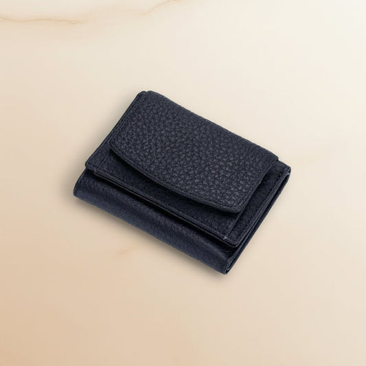 Slim Secure Trifold Wallet with Card and Coin Pouch - SweetyGem