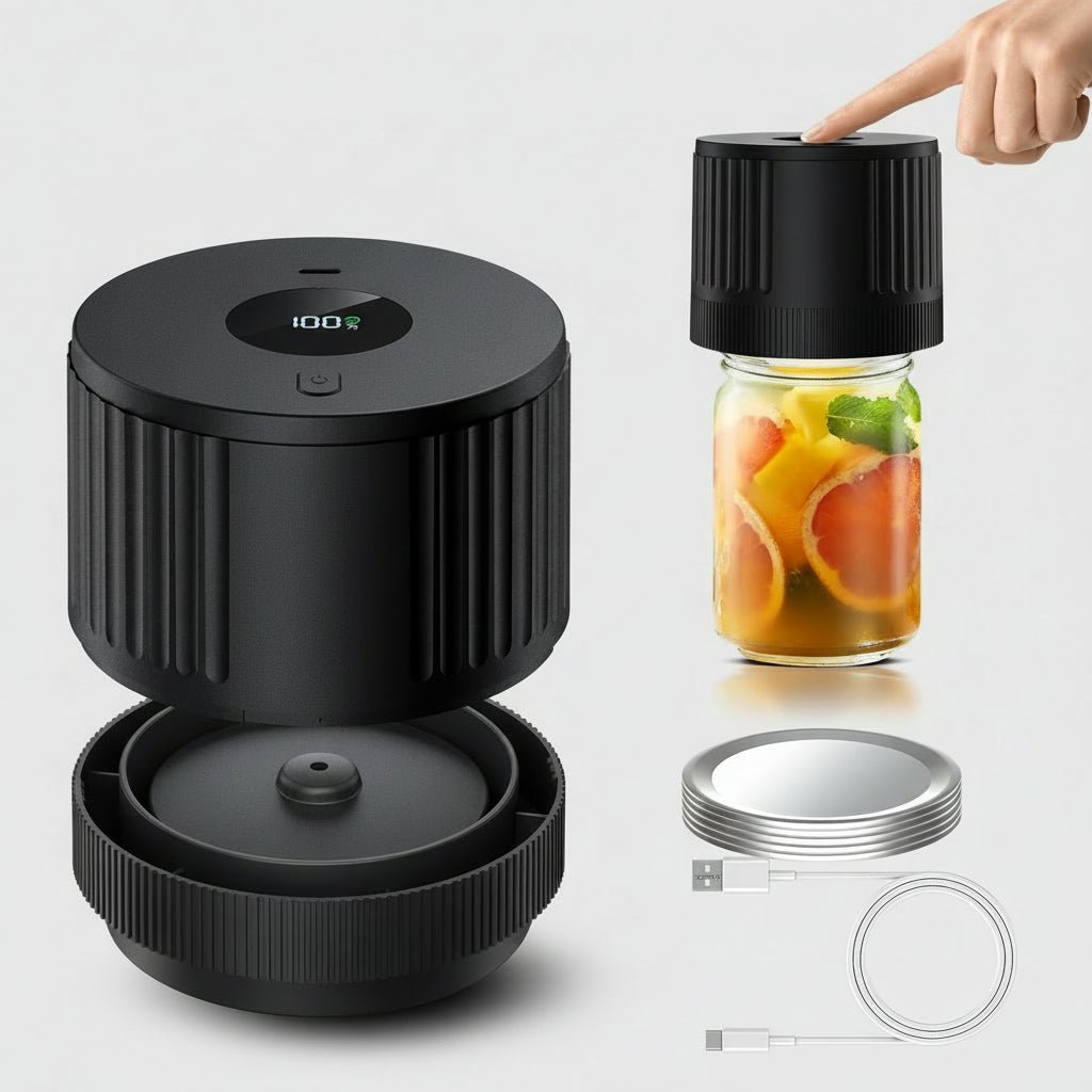 Easy Vacuum Sealer Kit for Regular Mouth Jars