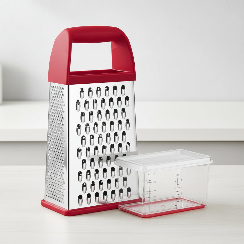 Easy Clean Kitchen Grater Box for Cheese and Veggies