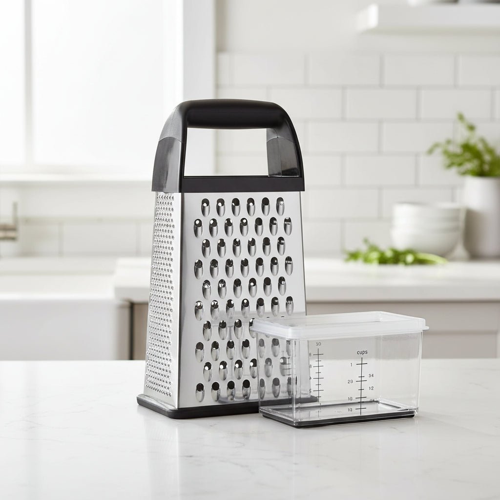 Easy Clean Kitchen Grater Box for Cheese and Veggies - SweetyGem