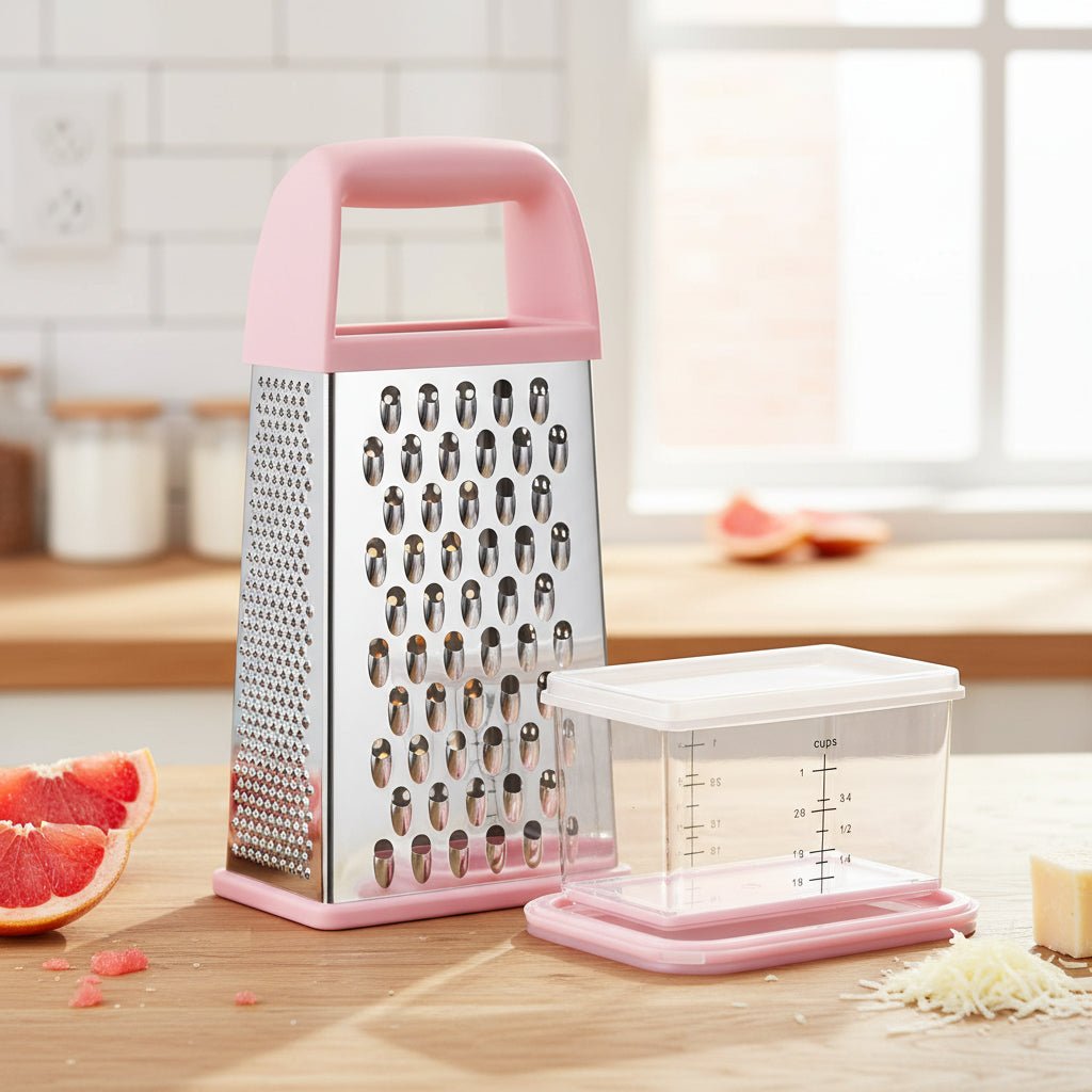 Easy Clean Kitchen Grater Box for Cheese and Veggies